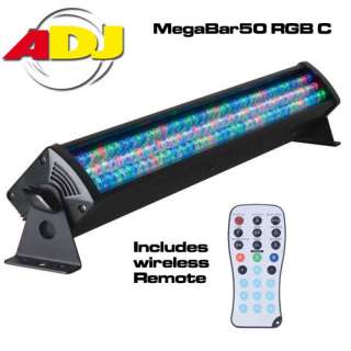 AMERICAN DJ MEGABAR50RGB RC LED LIGHT BAR WITH REMOTE MEGA BAR 50 RGB 