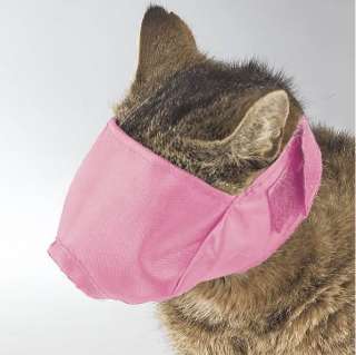 Cat Muzzle Guardian Gear Pink Nylon lined  all sizes  
