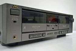 JVC Stereo Dual Cassette Deck Tape Player Recorder TD W207  