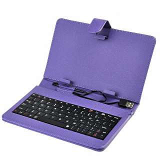   Leather Case Cover USB Keyboard For 7 Android Tablet PC ePad aPad MID