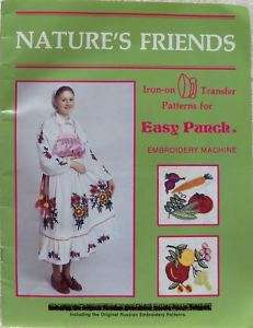 Natures Friends Iron on Transfer Pattern Easy Punch  