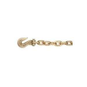  2 Grade 70 3/8x20 Binder Chains Clevis Hook Each End 