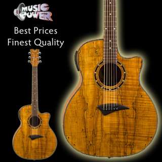Dean Exotica Acoustic Electric Guitar Spalted Maple  