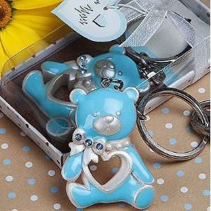  Blue Teddy Bear Key Chains 