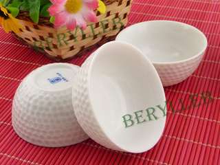 Fine White Porcelain Golf Teapot 300ml & 6 Teacups  