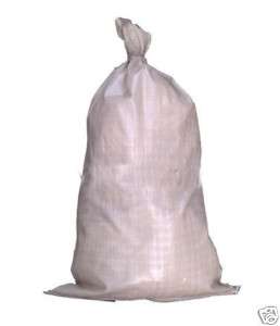 50 Beige Sandbags w/ ties Sandbag, Bags,Sand Bags, Empty, Woven 