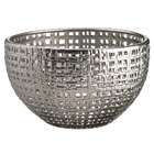 Allstate Floral 11.8Hx18.3Wx19.8L Basket Weave Pattern Ceramic 