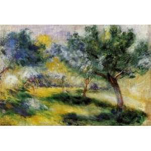   painting name Landscape 10, by Renoir PierreAuguste