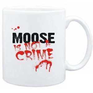   White  Being a  Moose is not a crime  Animals