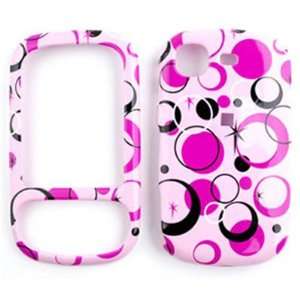 Samsung Strive A687 Colorful Circles on Pink Hard Case/Cover/Faceplate 