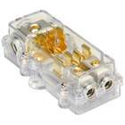 P3 Car Audio P3 Platinum Fuse Block 1X4 Awg In 2X8 Awg Out