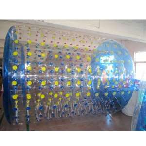  Water Walking Ball Cylinder Roller BLUE Zorb Inflatable 