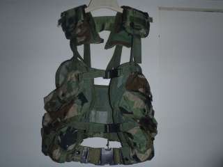US Military Tactical Vest Field Gear Complet With Belt  