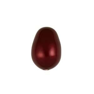  5821 11mm Pear Shaped Pearl Bordeaux Arts, Crafts 