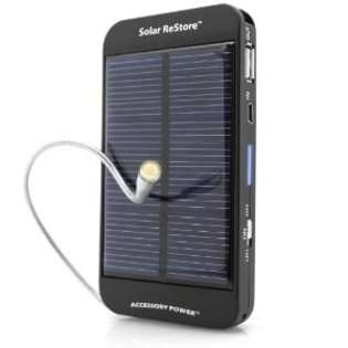 Accessory Power ReVIVE Series Solar ReStore External Battery Pack with 
