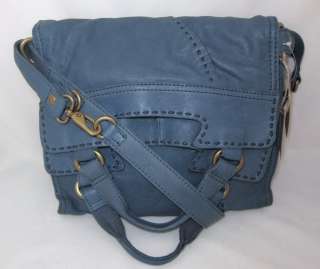 Lucky Brand Leather Abbey Road Bag Purse Messenger New  