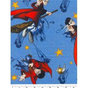    45 Wide Quidditch Match Fabric By The Yard Arts, Crafts & Sewing