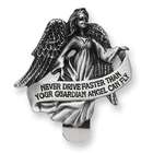 Jewelry Adviser Gifts Pewter Guardian Angel Key Ring and Car Visor 