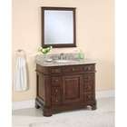 Lanza 42 Single Bathroom Vanity Set in Antique Dark Espresso