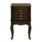   Jewelry Armoire with Queen Anne legs features well crafted armoire