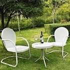 Crosley Griffith 3 Piece Metal Outdoor Conversation Seating Set in 