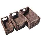 India Ethnicity Colorful Hand Woven Storage Baskets Made From Eco 