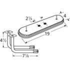   steel burner head; Charmglow,Grill Master,Sunbeam; 19 x 4 per 3