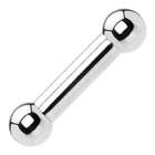 Body Candy 6 Gauge STEEL BARBELL Tongue Ring 1/2 6mm