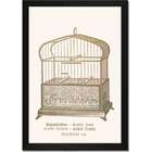 Framed Print Ornate Green Bird Cage A by ClassicPix   20x30