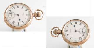 Mint 14k Gold Waltham Traveller Pocket Watch 1922  