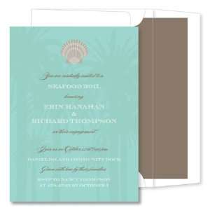  Noteworthy Collections   Invitations (Scallop Palm Trees 
