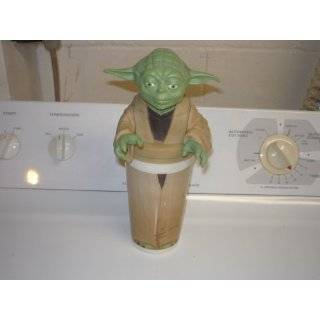 1999 Star Wars Yoda 32 oz beverage cup with Yoda topper and Straw 
