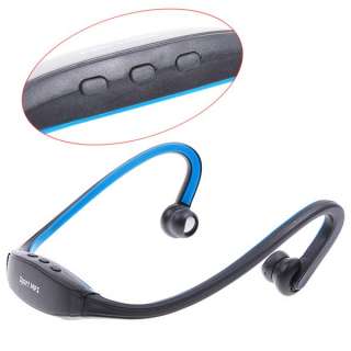 Wrap Around Wireless Headphones Headset Sport  Player 2GB Blue New 