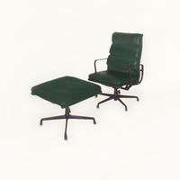 Herman Miller Eames Soft Pad Lounge Chair & Ottoman  