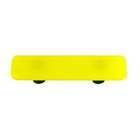 Hot Knobs Solids Cabinet Pull in Canary Yellow   Post Color Black