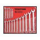 TEKTON 1938 MaxTorq Combination Wrench Set, Metric, 16 Piece