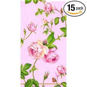 Boston International Pink Rambling Rose 4 ply Pocket Tissues, 10 Count 