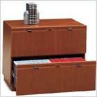 Bush Furniture 2 Drawer Lateral Wood File Cabinet in Hansen Cherry