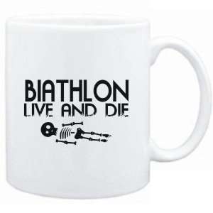  Mug White  Biathlon  LIVE AND DIE  Sports Sports 