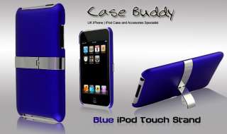 Blue Stand Case Back Cover for iPod Touch 2nd / 3rd Gen  