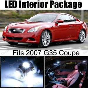 Infiniti G35 Coupe WHITE Interior LED Package (7 Pieces)