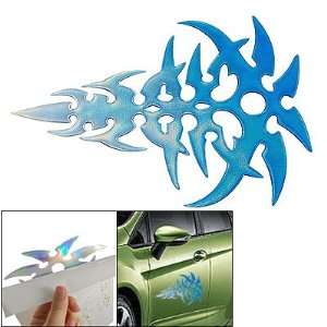  Amico Self Adhesive Flame Design Decal Sticker Blue for 
