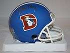 John Elway Autographed TB Denver Broncos Mini Helmet  JSA 