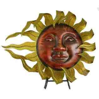 Outdoor Metal Decor Sun  