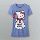 Mighty Fine Juniors Hello Kitty Cotton Candy Glitter T Shirt