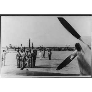  Military review,Airfield,Peace Ceremonies,Vietnam,1948 