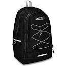 Trailmaker 18 inch Black Backpack   with White Strings