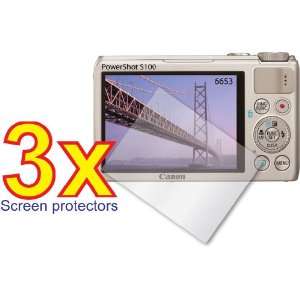  3x Canon PowerShot S100 Digital Camera Premium Clear LCD 
