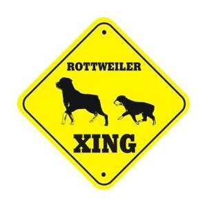  Rottweiler Crossing   Xing Dog Sign Patio, Lawn & Garden