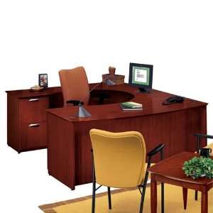  National Office Furniture UDesk with Left Bridge Office 